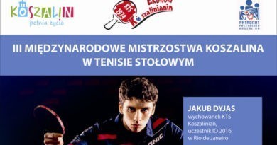 Zapraszamy na międzynarodowe mistrzostwa Koszalina Zapraszamy na międzynarodowe mistrzostwa Koszalina